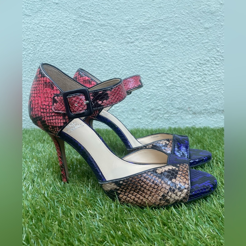 Vince Camuto | Sessen | Retro Python Heels | Size 8